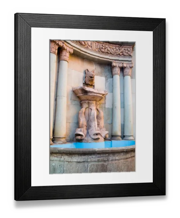 Framed Print : North America, Mexico, Guanajuato. Fountain on street corner Framed Print : North America, Mexico, Guanajuato. Fountain on street corner