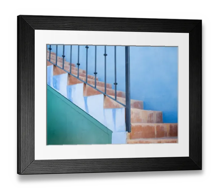 Framed Print : North America, Mexico, Guanajuato state, San Miguel de Allende. Colorful stairs Framed Print : North America, Mexico, Guanajuato state, San Miguel de Allende. Colorful stairs
