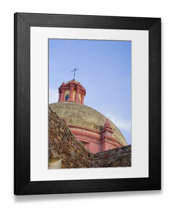 Framed Print : North America, Mexico, Guanajuato state, San Miguel de Allende. The dome of Templo Framed Print : North America, Mexico, Guanajuato state, San Miguel de Allende. The dome of Templo