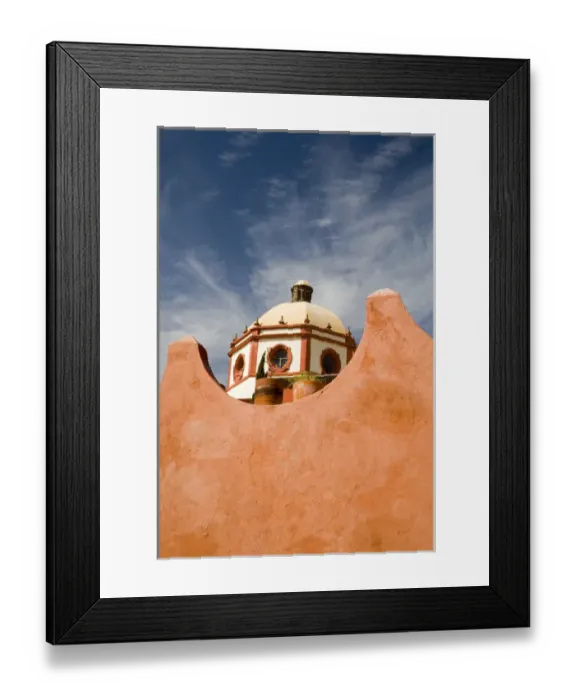 Framed Print : North America, Mexico, Guanajuato state, San Miguel de Allende. The dome of a church Framed Print : North America, Mexico, Guanajuato state, San Miguel de Allende. The dome of a church