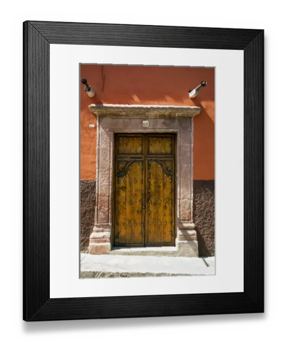 Framed Print : North America, Mexico, Guanajuato state, San Miguel. An ornate door in San Miguel Framed Print : North America, Mexico, Guanajuato state, San Miguel. An ornate door in San Miguel