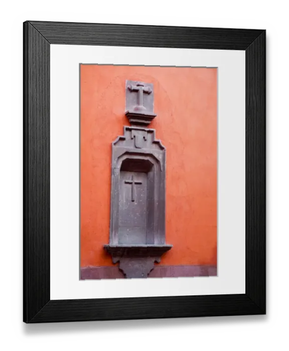 Framed Print : North America, Mexico, Guanajuato state, San Miguel de Allende. The facade or niche Framed Print : North America, Mexico, Guanajuato state, San Miguel de Allende. The facade or niche