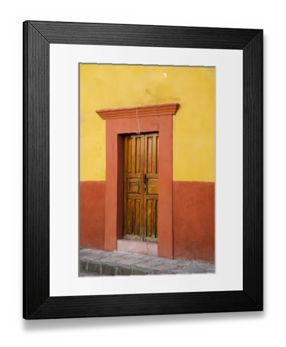 Framed Print : North America, Mexico, Guanajuato state, San Miguel. A door in San Miguel Framed Print : North America, Mexico, Guanajuato state, San Miguel. A door in San Miguel
