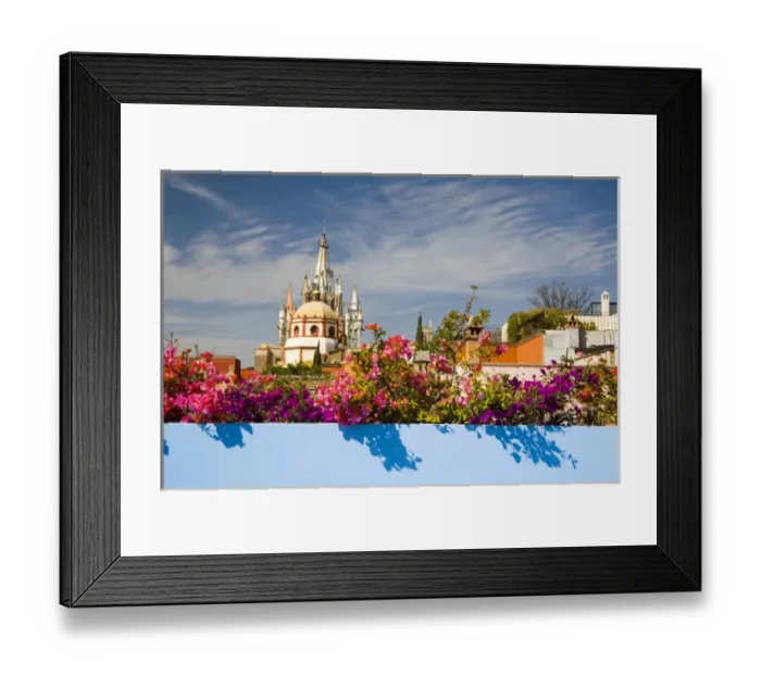 Framed Print : North America, Mexico, Guanajuato state, San Miguel de Allende. Roof top views Framed Print : North America, Mexico, Guanajuato state, San Miguel de Allende. Roof top views