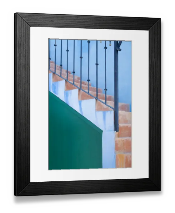 Framed Print : North America, Mexico, Guanajuato state, San Miguel de Allende. Colorful stairs Framed Print : North America, Mexico, Guanajuato state, San Miguel de Allende. Colorful stairs