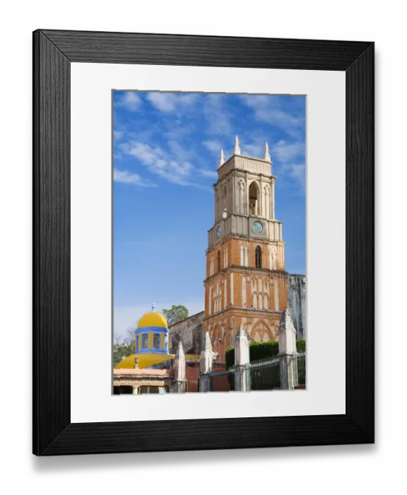 Framed Print : North America, Mexico, Guanajuato state, San Miguel de Allende. Clock tower of the La Parroquia Framed Print : North America, Mexico, Guanajuato state, San Miguel de Allende. Clock tower of the La Parroquia