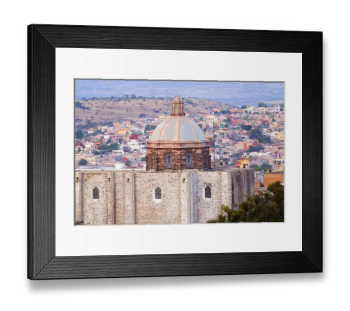 Framed Print : North America, Mexico, Guanajuato state, San Miguel de Allende. Dome of the Templo Framed Print : North America, Mexico, Guanajuato state, San Miguel de Allende. Dome of the Templo