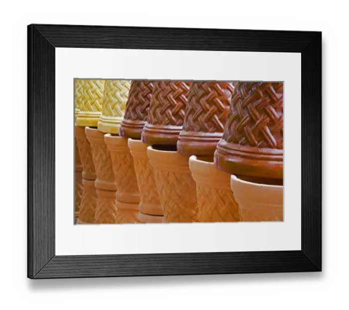 Framed Print : North America, Mexico, Guanajuato state, San Miguel de Allende. Pots for sale Framed Print : North America, Mexico, Guanajuato state, San Miguel de Allende. Pots for sale