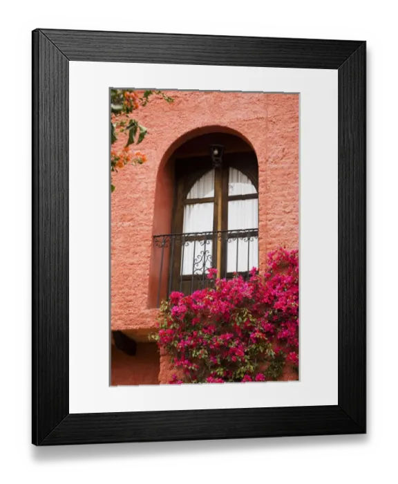 Framed Print : North America, Central Mexico, Guanajuato state, San Miguel de Allende. Window with Framed Print : North America, Central Mexico, Guanajuato state, San Miguel de Allende. Window with