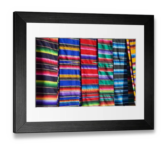 Framed Print : North America, Mexico, Guanajuato state, San Miguel de Allende. Colorful Mexican