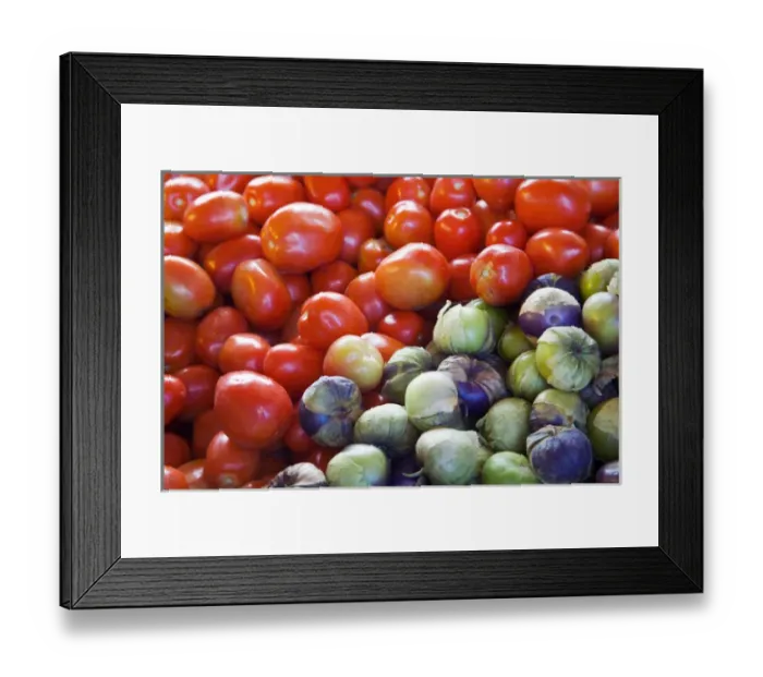Framed Print : North America, Mexico, Guanajuato state, San Miguel de Allende. Tomatoes and tomatillos Framed Print : North America, Mexico, Guanajuato state, San Miguel de Allende. Tomatoes and tomatillos