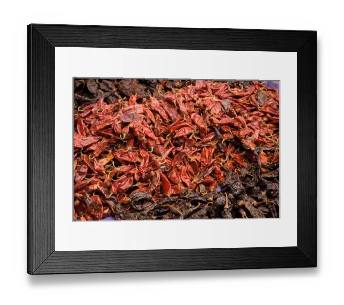 Framed Print : North America, Mexico, Guanajuato state, San Miguel de Allende. A table full of
