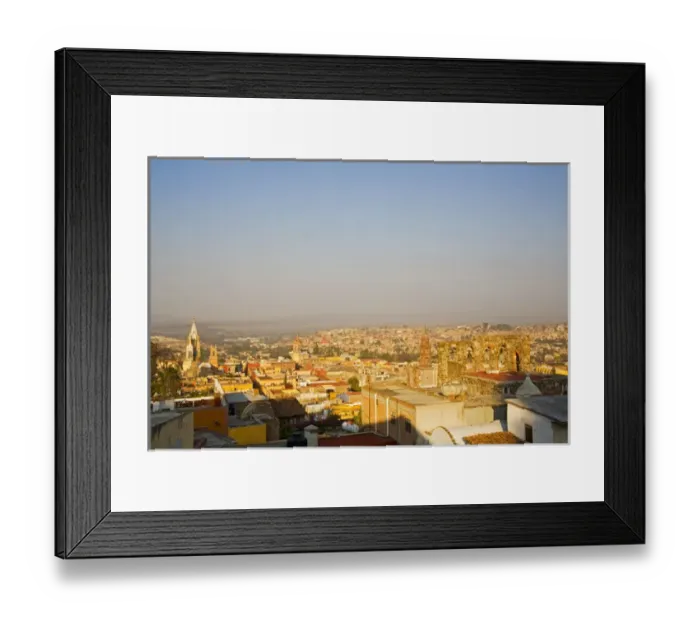 Framed Print : North America, Mexico, Guanajuato state, San Miguel de Allende. An early morning Framed Print : North America, Mexico, Guanajuato state, San Miguel de Allende. An early morning