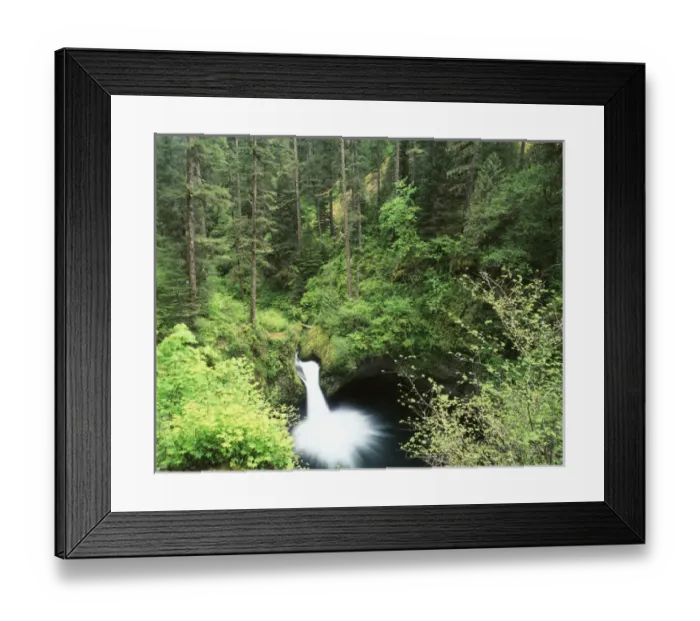 Framed Print : USA, Oregon, Punch Bowl Falls, Columbia River Gorge National Scenic Area Framed Print : USA, Oregon, Punch Bowl Falls, Columbia River Gorge National Scenic Area