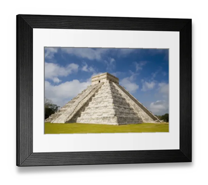 Framed Print : North America, Mexico, Yucatan. Chichen Itza is a large pre-Columbian archaeological Framed Print : North America, Mexico, Yucatan. Chichen Itza is a large pre-Columbian archaeological
