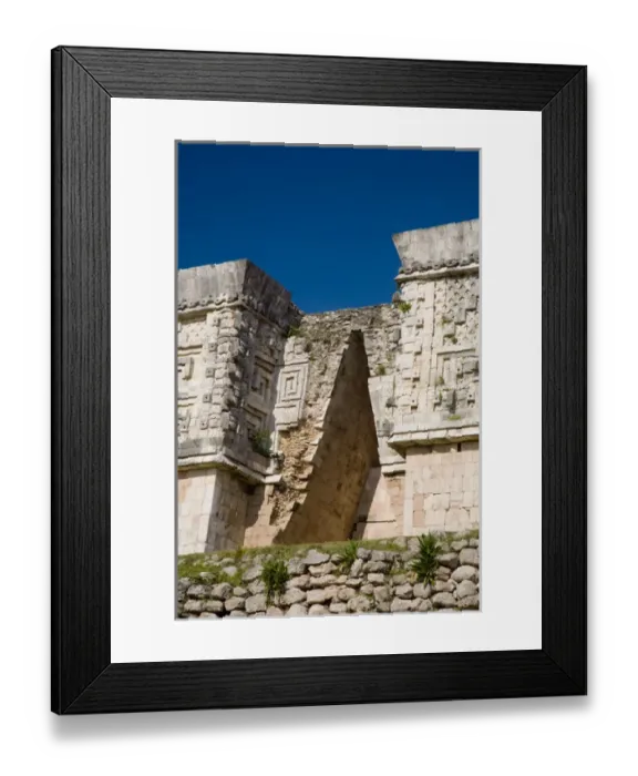 Framed Print : North America, Mexico, Yucatan, Uxmal. Uxmal, a large pre-Columbian ruined city Framed Print : North America, Mexico, Yucatan, Uxmal. Uxmal, a large pre-Columbian ruined city