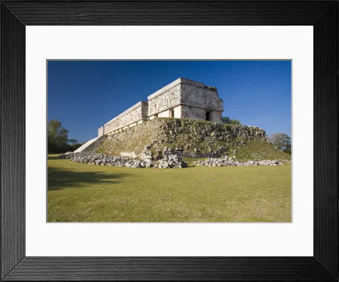 Framed Print : North America, Mexico, Yucatan, Uxmal. Uxmal, a large pre-Columbian ruined city Framed Print : North America, Mexico, Yucatan, Uxmal. Uxmal, a large pre-Columbian ruined city