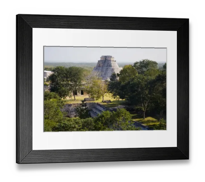 Framed Print : North America, Mexico, Yucatan, Uxmal. Uxmal, a large pre-Columbian ruined city Framed Print : North America, Mexico, Yucatan, Uxmal. Uxmal, a large pre-Columbian ruined city