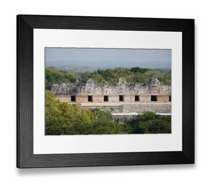 Framed Print : North America, Mexico, Yucatan, Uxmal. Uxmal, a large pre-Columbian ruined city Framed Print : North America, Mexico, Yucatan, Uxmal. Uxmal, a large pre-Columbian ruined city