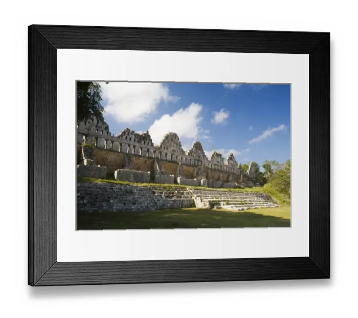 Framed Print : North America, Mexico, Yucatan, Uxmal. Uxmal, a large pre-Columbian ruined city Framed Print : North America, Mexico, Yucatan, Uxmal. Uxmal, a large pre-Columbian ruined city
