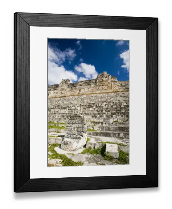 Framed Print : North America, Mexico, Yucatan, Uxmal. Uxmal, a large pre-Columbian ruined city Framed Print : North America, Mexico, Yucatan, Uxmal. Uxmal, a large pre-Columbian ruined city