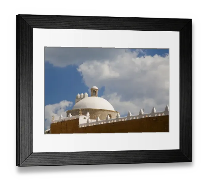 Framed Print : North America, Mexico, Yucatan Peninsula, Ticul. The dome of the San Anonio de Framed Print : North America, Mexico, Yucatan Peninsula, Ticul. The dome of the San Anonio de