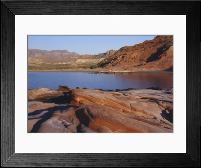 Framed Print : North America, Mexico, Baja Peninsula, Sea of Cortez, Puerto Gato, beach of reddish Framed Print : North America, Mexico, Baja Peninsula, Sea of Cortez, Puerto Gato, beach of reddish
