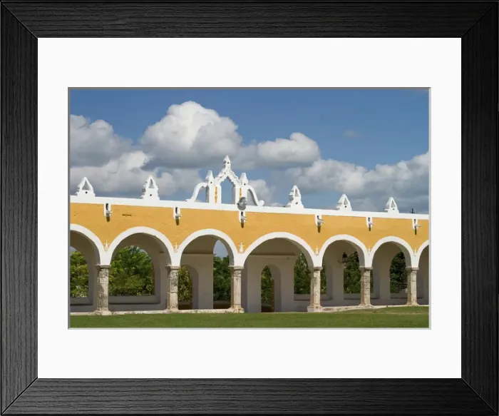 Framed Print : Mexico, Yucatan, Izamal, Convento de San Antonio de Padua, built 1533-1561