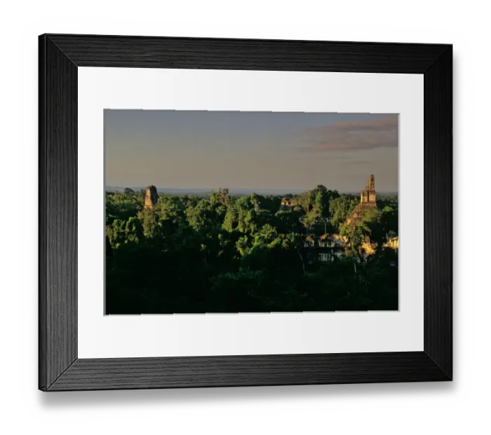 Framed Print : Maya Route, Tikal