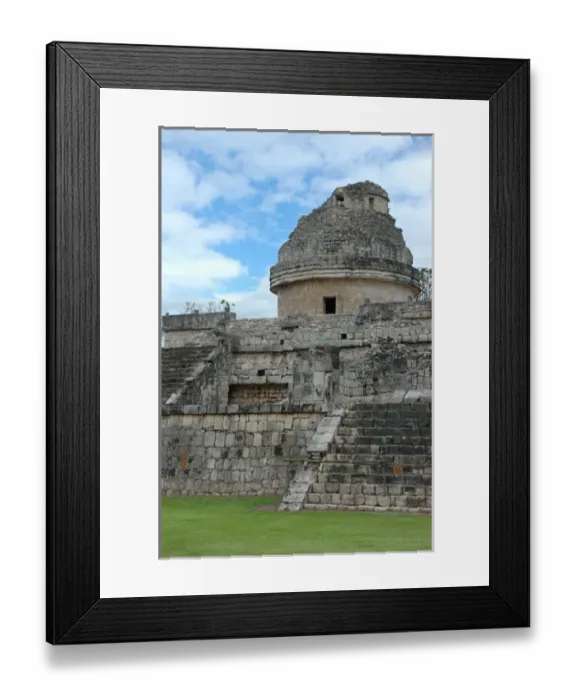 Framed Print : 06. Mexico, Chichen Itza, Temple of the Observatory Framed Print : 06. Mexico, Chichen Itza, Temple of the Observatory