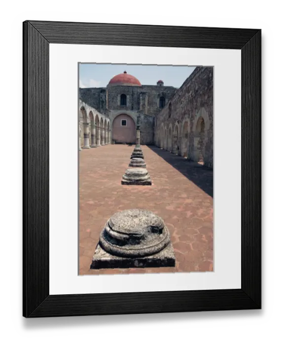 Framed Print : Historic church of Cuilapan de Guerrero, near Oaxaca, Mexico Framed Print : Historic church of Cuilapan de Guerrero, near Oaxaca, Mexico