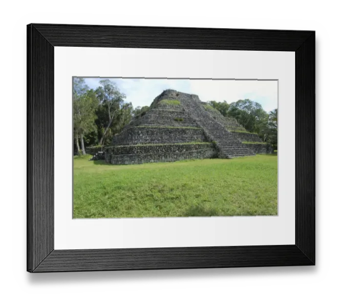Framed Print : Mexico, Costa Maya Chacchoben ruins