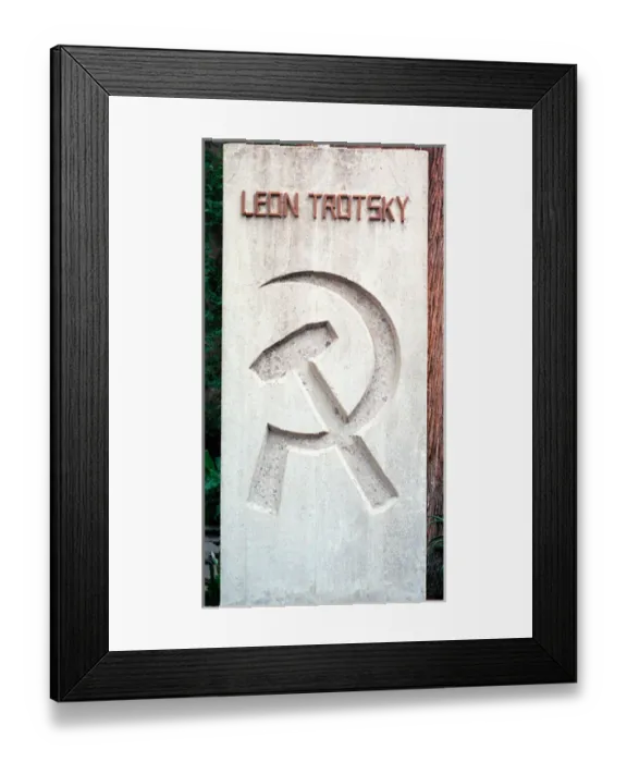 Framed Print : Leon Trotskys grave, where his ashes are entomed with his wife s. Lev Davidovich Framed Print : Leon Trotskys grave, where his ashes are entomed with his wife s. Lev Davidovich