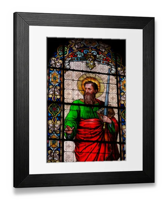 Framed Print : Stained glass windows in Cathedral of Oaxaca Framed Print : Stained glass windows in Cathedral of Oaxaca