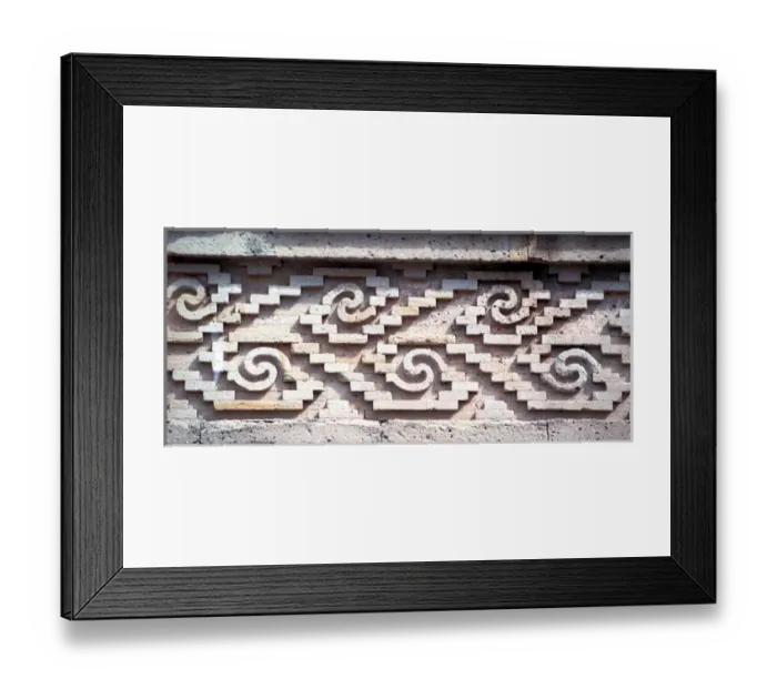 Framed Print : Mitla, probably built 12th - 14th Centuries. First was Zapotec religious center Framed Print : Mitla, probably built 12th - 14th Centuries. First was Zapotec religious center
