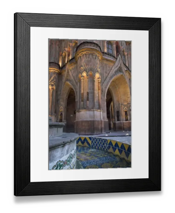 Framed Print : Central church at dusk, San Miguel de Allende, State of Guanajuato, Mexico Framed Print : Central church at dusk, San Miguel de Allende, State of Guanajuato, Mexico