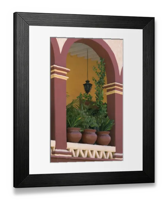 Framed Print : Colorful architecture on the streets of San Miguel de Allende, State of Guanajuato