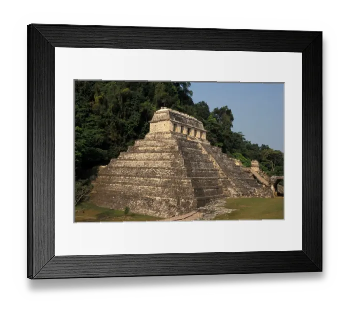 Framed Print : Mexico, Chiapas province, Palenque. Temple of the Inscriptions Framed Print : Mexico, Chiapas province, Palenque. Temple of the Inscriptions