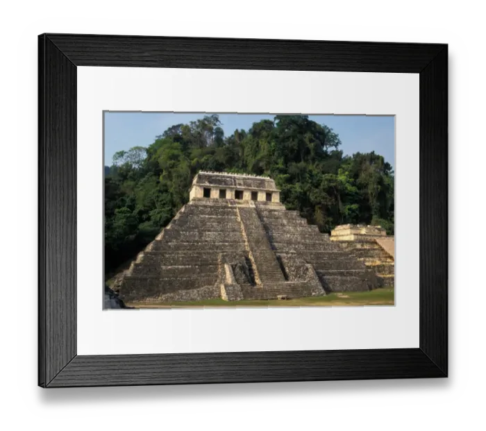 Framed Print : Mexico, Chiapas province, Palenque. Temple of the Inscriptions Framed Print : Mexico, Chiapas province, Palenque. Temple of the Inscriptions