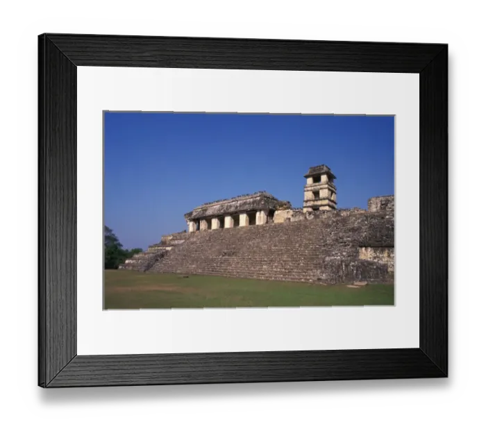 Framed Print : Mexico, Chiapas province, Palenque. The Palace Framed Print : Mexico, Chiapas province, Palenque. The Palace