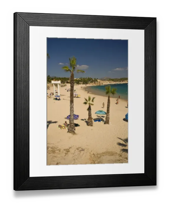 Framed Print : Chileno Beach and Bay, Cabo San Lucas, Baja California, Mexico