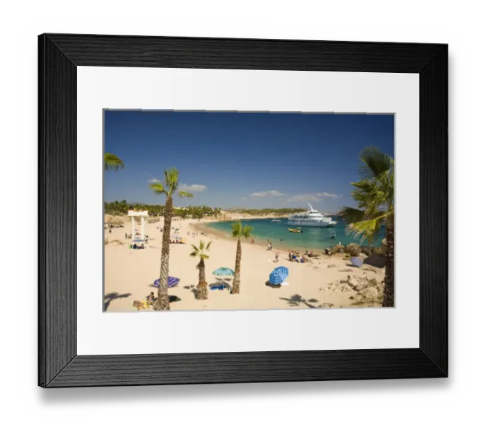 Framed Print : Chileno Beach and Bay, Cabo San Lucas, Baja California, Mexico Framed Print : Chileno Beach and Bay, Cabo San Lucas, Baja California, Mexico