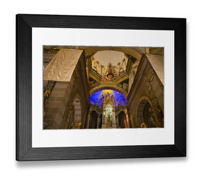 Framed Print : Cathedral of Immaculate Conception, built in 1856 with a mix of Spanish and Moorish style
