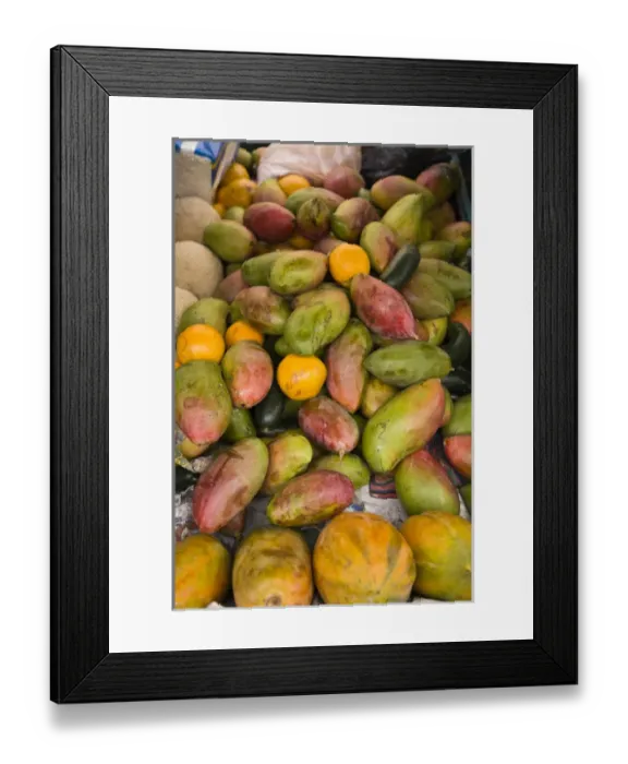 Framed Print : Tropical fruit stand, Old Mazatlan, Sinaloa State, Mexico Framed Print : Tropical fruit stand, Old Mazatlan, Sinaloa State, Mexico