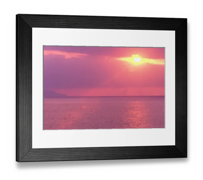 Framed Print : NA, Mexico, Pacific Ocean, Sunset Framed Print : NA, Mexico, Pacific Ocean, Sunset