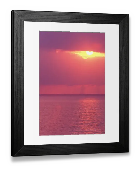 Framed Print : NA, Mexico, Pacific Ocean, Sunset Framed Print : NA, Mexico, Pacific Ocean, Sunset