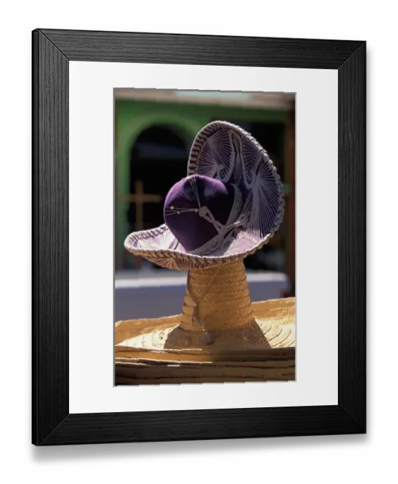 Framed Print : Mexico, Baja, Cabo San Lucas. Sombreros Framed Print : Mexico, Baja, Cabo San Lucas. Sombreros