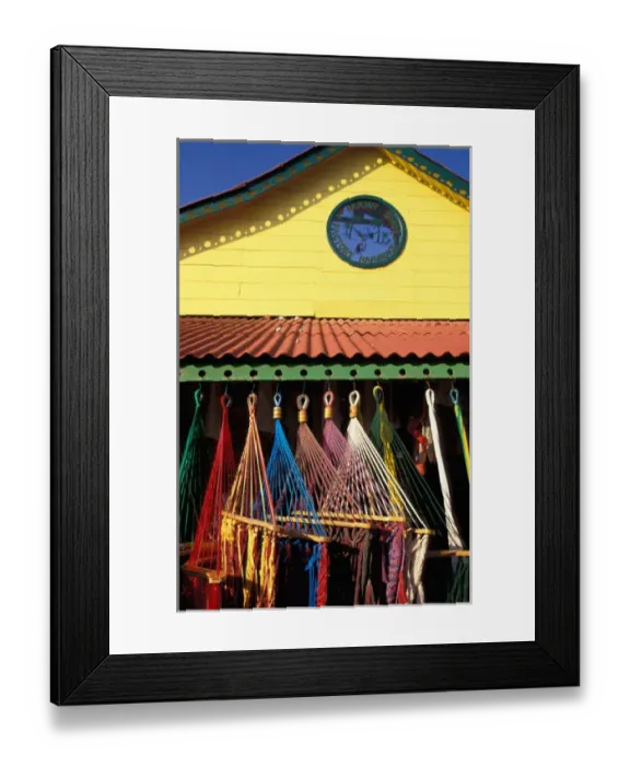 Framed Print : N. A. Mexico, Quintana Roo Hammocks for sale Framed Print : N. A. Mexico, Quintana Roo Hammocks for sale