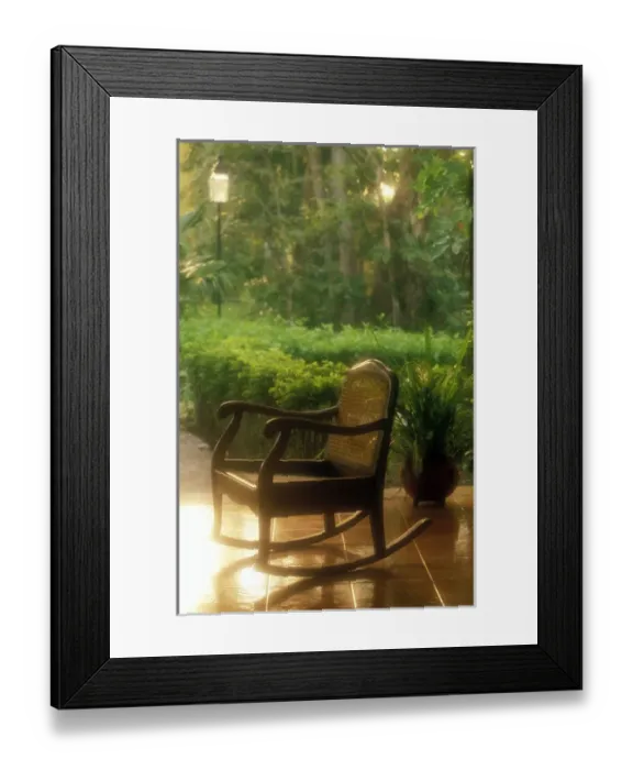 Framed Print : North America, Mexico, Yucatan Peninsula, Chichen Itza. Hotel Hacienda, cane rocking Framed Print : North America, Mexico, Yucatan Peninsula, Chichen Itza. Hotel Hacienda, cane rocking