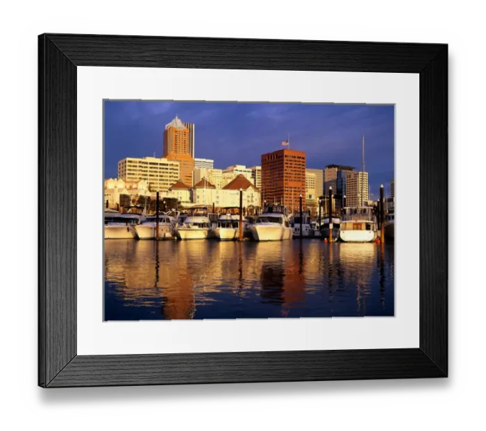 Framed Print : USA, Oregon, Portland, Boats at the Marina Framed Print : USA, Oregon, Portland, Boats at the Marina